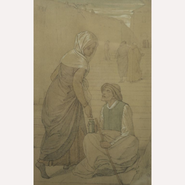 Antique Figural Drawing (1 of 3)