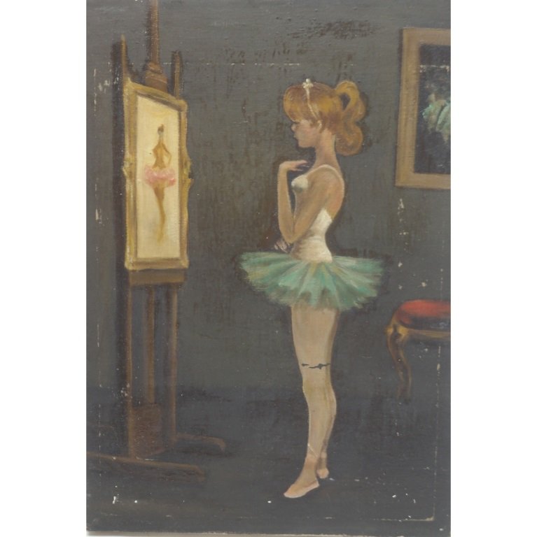 Norman Rockwell Copy "Ballerina" (1 of 4)