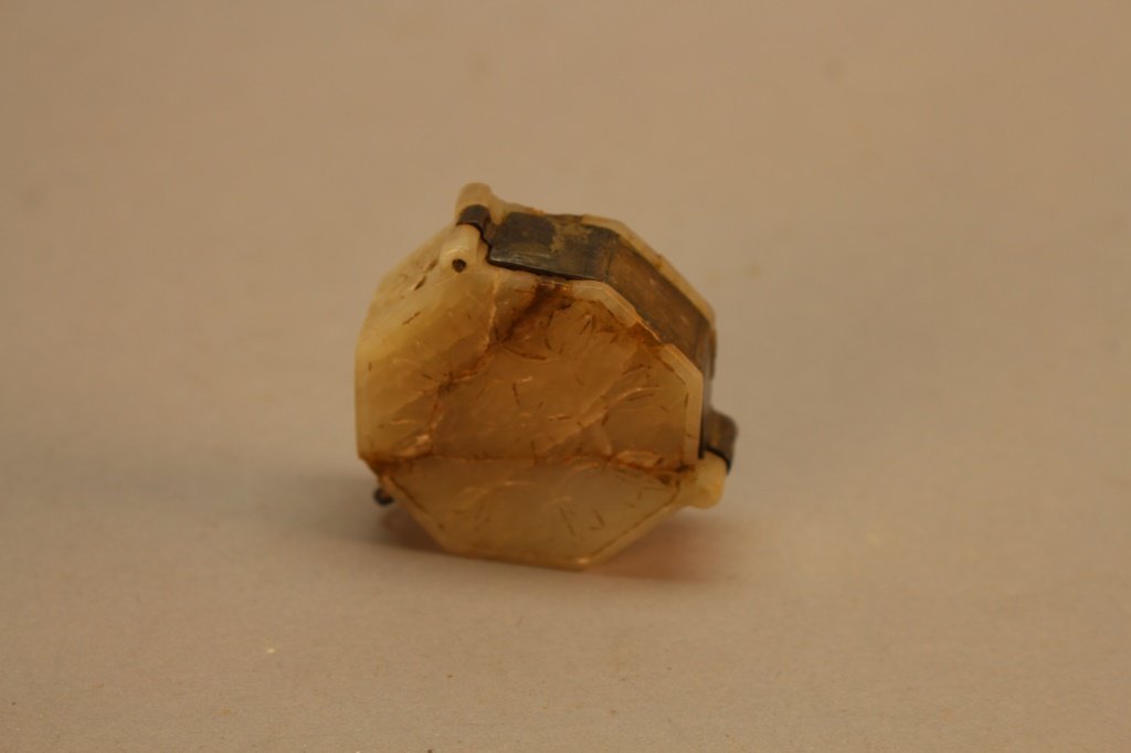 Octagonal Chinese Jade Canister (1 of 2)