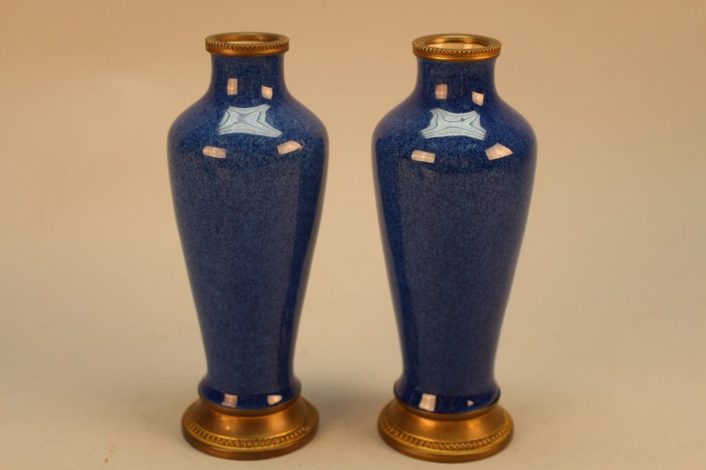 19th C. Signed MP Sevres Porcelain Vases (1 of 4)