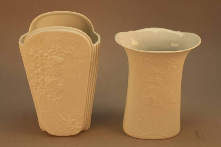 (2) German Kaiser Vases
