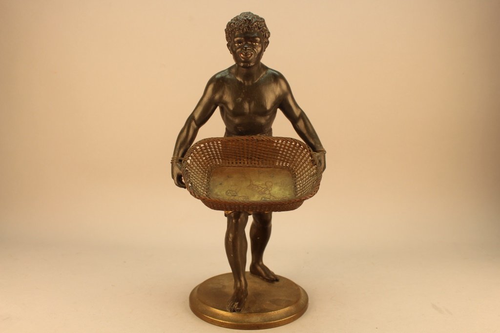 Antique Mixed Metal Blackamoor Figure (1 of 4)