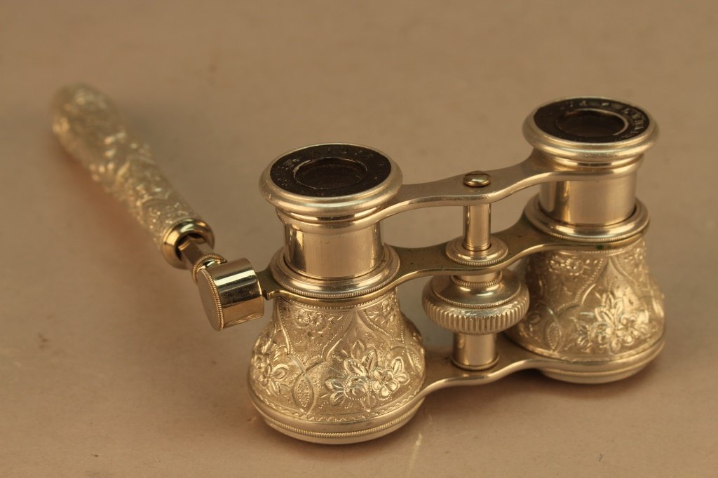 Aluminum Opera Glass Ca. 1890's (1 of 2)