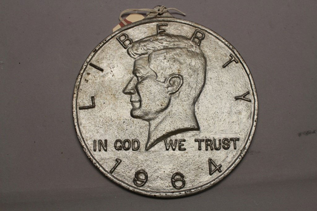 Large Vintage "Iron Art" Dime (1 of 4)