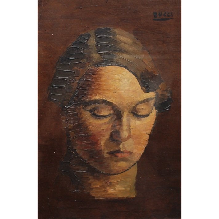 Anselmo Bucci (Italian 1887-1955) Female Portrait (1 of 6)