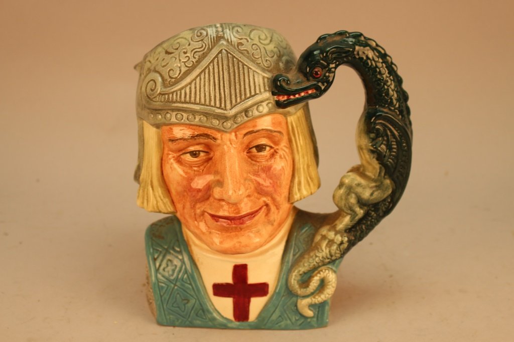 Royal Doulton St. George Large Toby Mug (1 of 4)