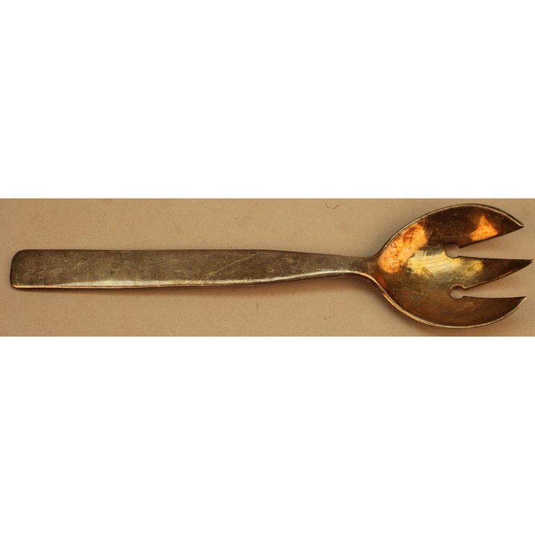 Antique Mexican Sterling Silver Salad Server (1 of 4)