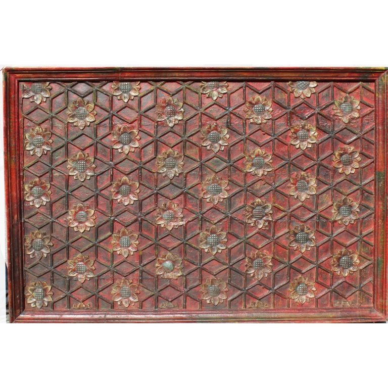 Large Carved Chinese Architectural Panel (1 of 3)