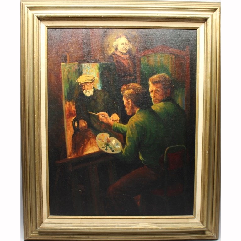 John T Jones (Born 1940) Self Portrait (1 of 6)