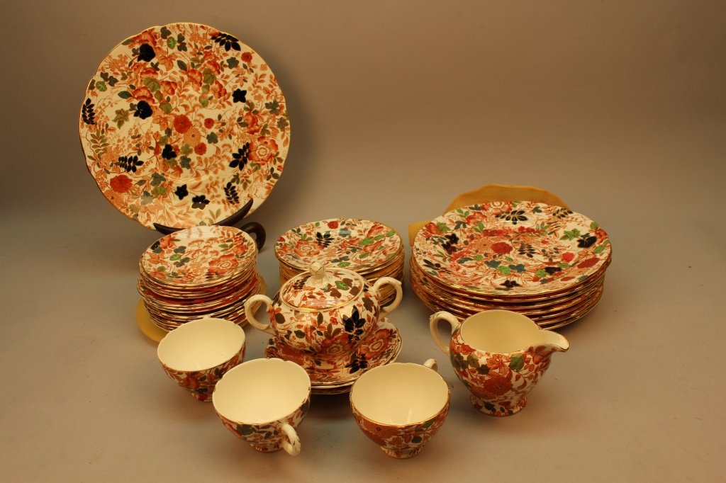 English Royal Cauldon "Bittersweet" China (1 of 3)