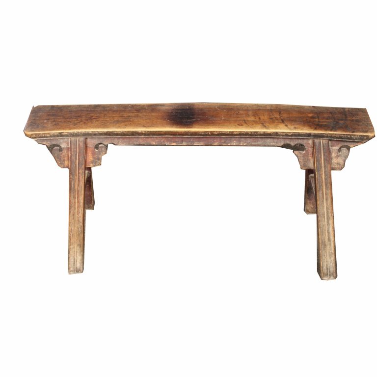 Antique Chinese Carved Bench (1 of 2)