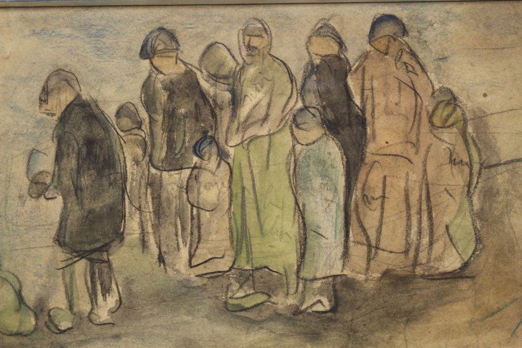 Eugène Laermans  (1864 - 1940) Charcoal/Paper (1 of 4)