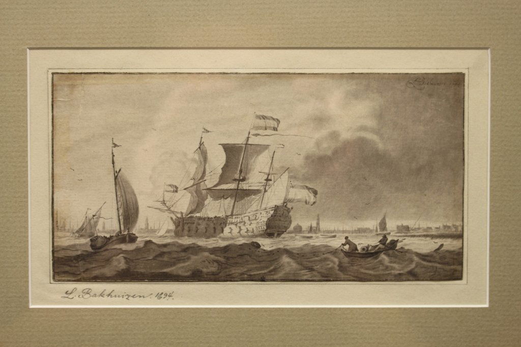 Ludolf Backhuysen I  (1631 - 1708)Ink/Paper (1 of 5)