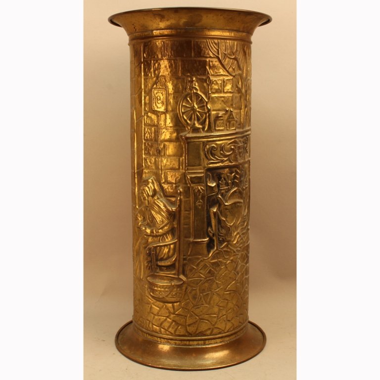 Antique Brass Cane Stand (1 of 3)