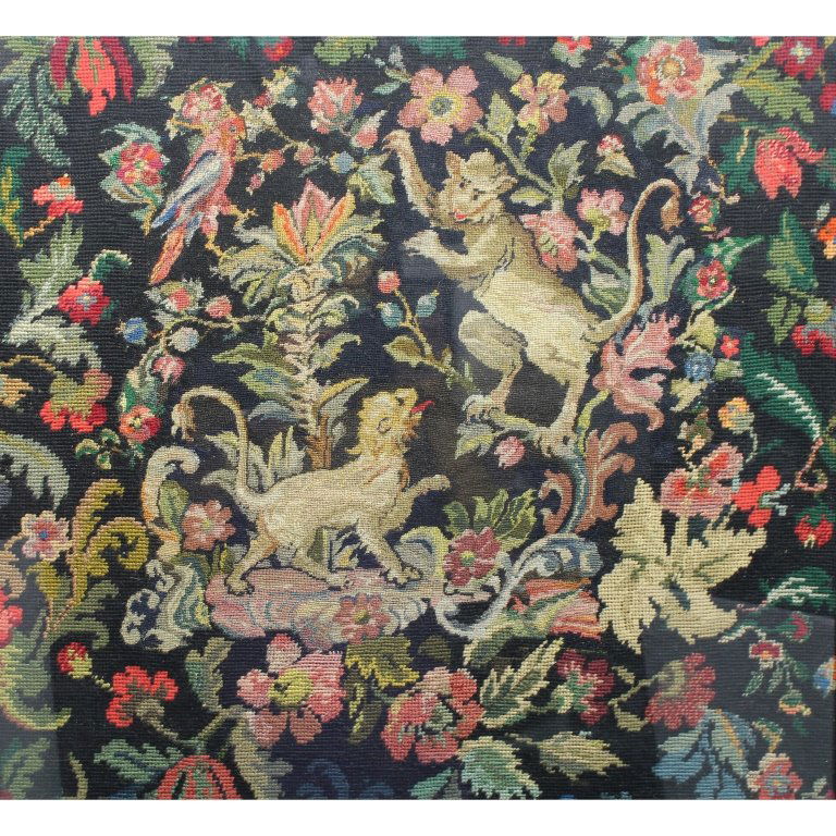 Antique Framed French Needlework (1 of 3)