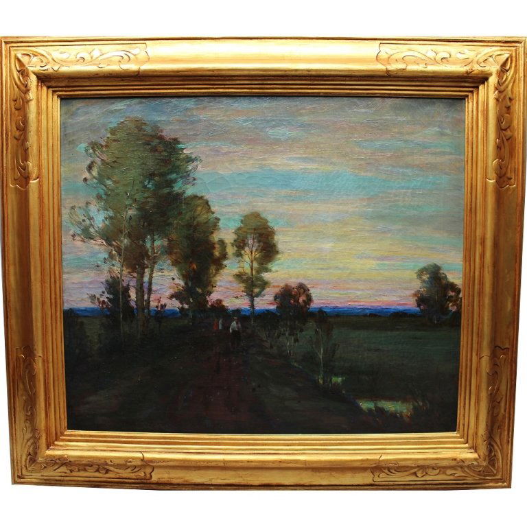 Emil Gelhaar  (1873 - 1934) Oil/Canvas (1 of 5)