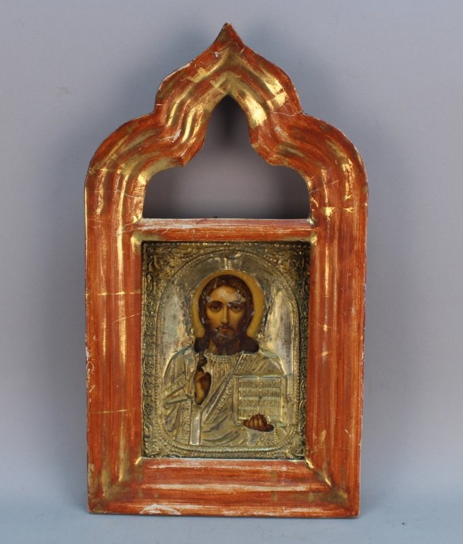 Antique Framed Russian Icon (1 of 4)