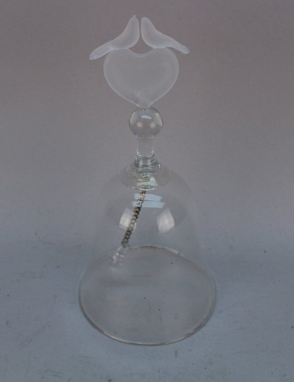 Lalique Style Glass Bell (1 of 2)