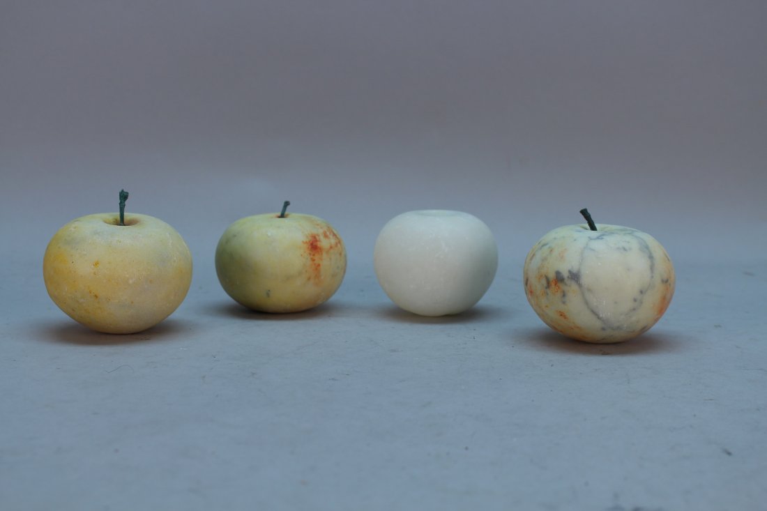 (4) Carved italian Stone Fruit (1 of 2)
