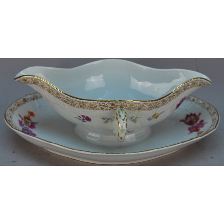 Antique KPM Porcelain Gravy Boat (1 of 4)
