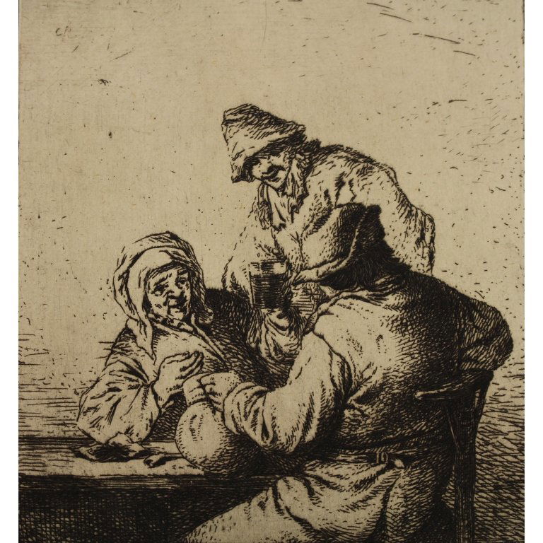 Adriaen Jansz van Ostade  (1610 - 1685) Etching (1 of 4)