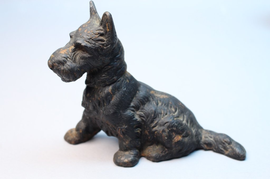 Antique Scottish Terrier Cast Iron Door Stop (1 of 3)