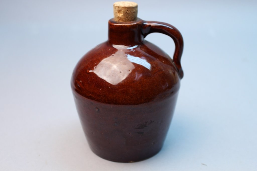 Antique Roycroft Stoneware Pottery Maple Syrup Jug (1 of 3)