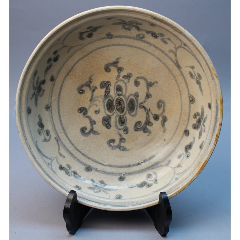 Antique Hoi An Hoard Pottery Dish (1 of 4)