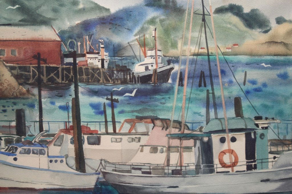 Mabel Miller  (1873 - 1944) Watercolor (1 of 4)