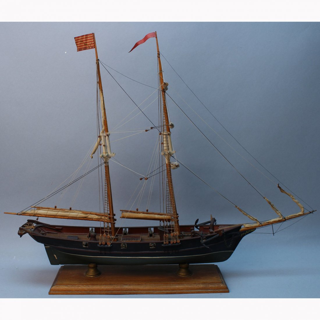 Antique Ship Model on Stand (1 of 6)