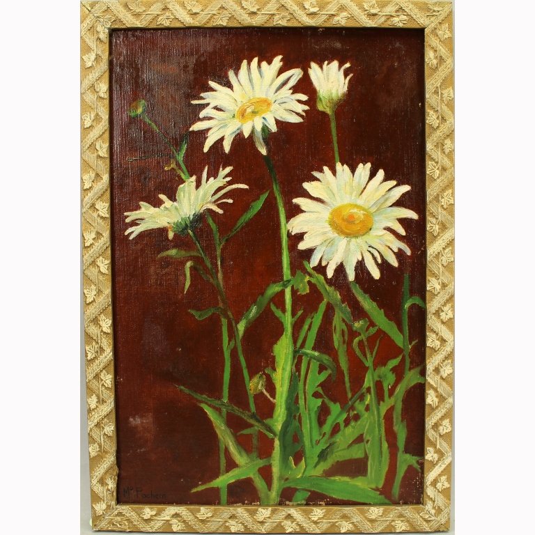 Attr. Mario Puccini (Italian 1869-1920) Daisies (1 of 4)