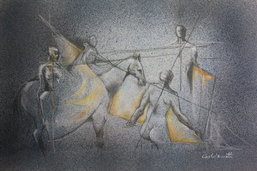 Charles Goldsmith (20th C) Mixed Media (1 of 4)