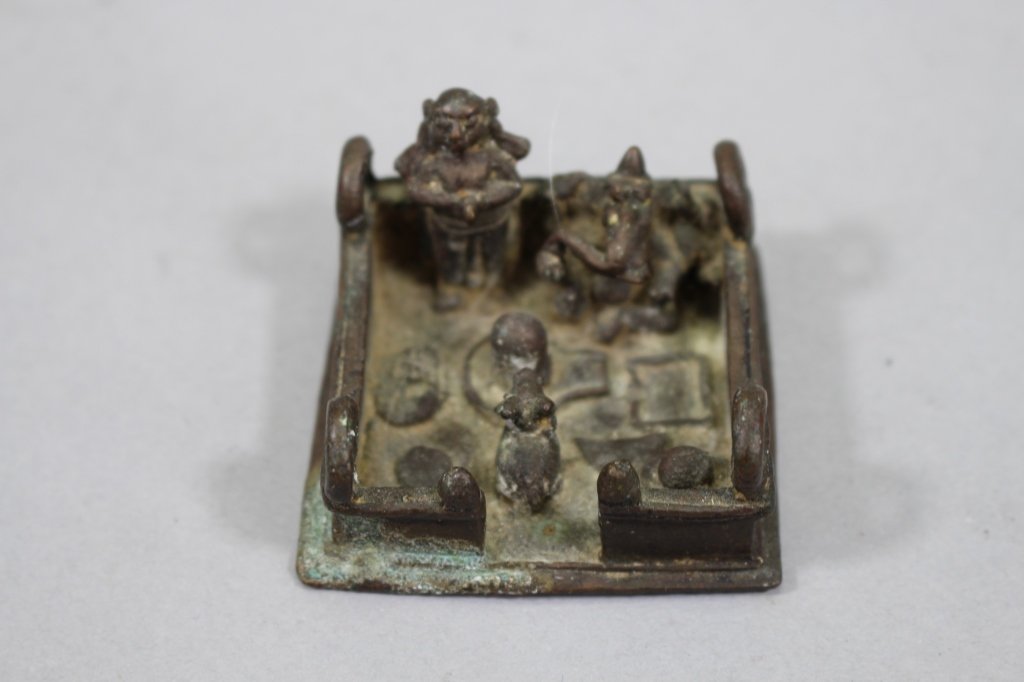 Diminutive Antique Bronze Figural Hindu Sculpture (1 of 6)