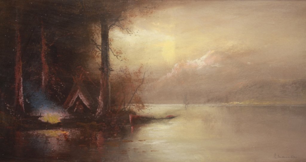 William Chandler  (1854 - 1928) Indian Encampment (1 of 6)