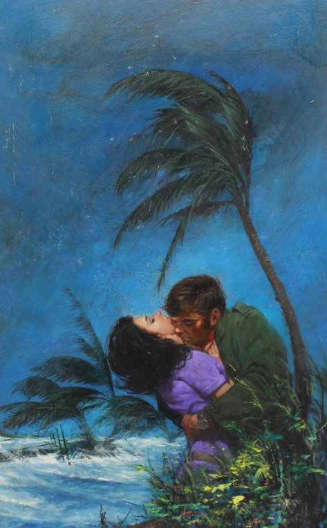 "Hurricane in the Keys" 20th C. Illustration (1 of 6)