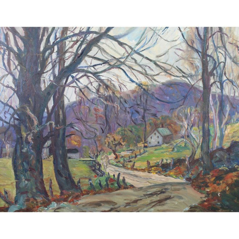 Signed American School 20th C. New England Scene (1 of 5)