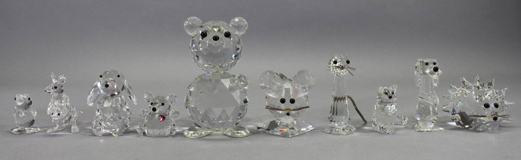 (10) Swarovski Crystal Animal Figures (1 of 5)