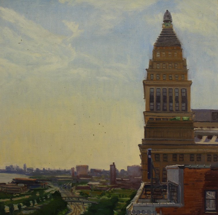 American School 20th C. Cityscape (1 of 4)