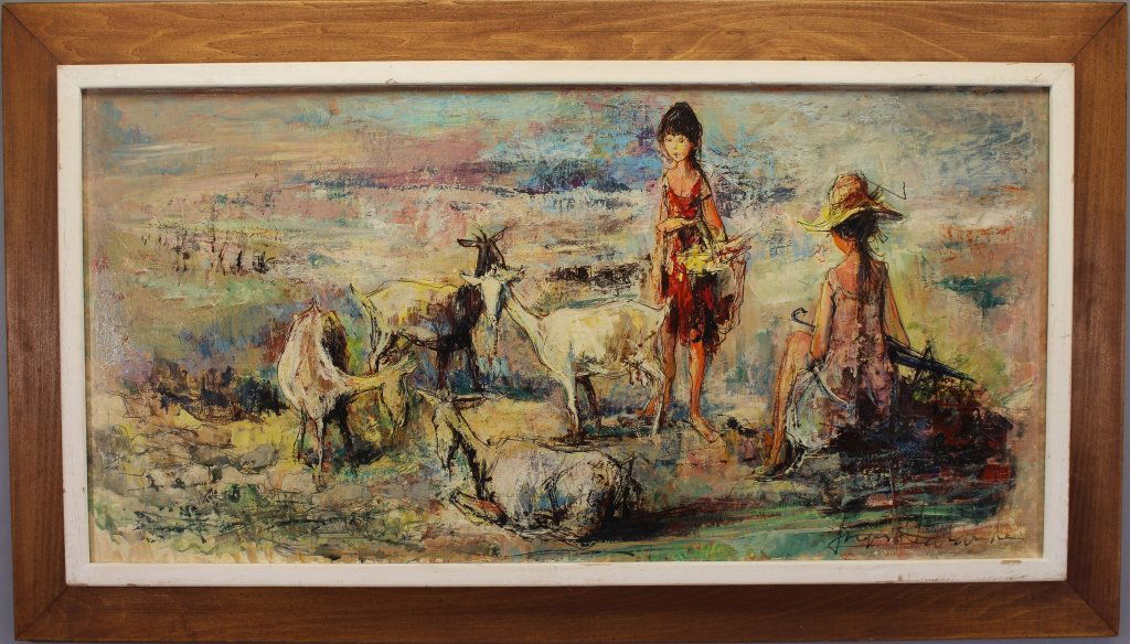 French School 20th C. Oil/Canvas (1 of 6)