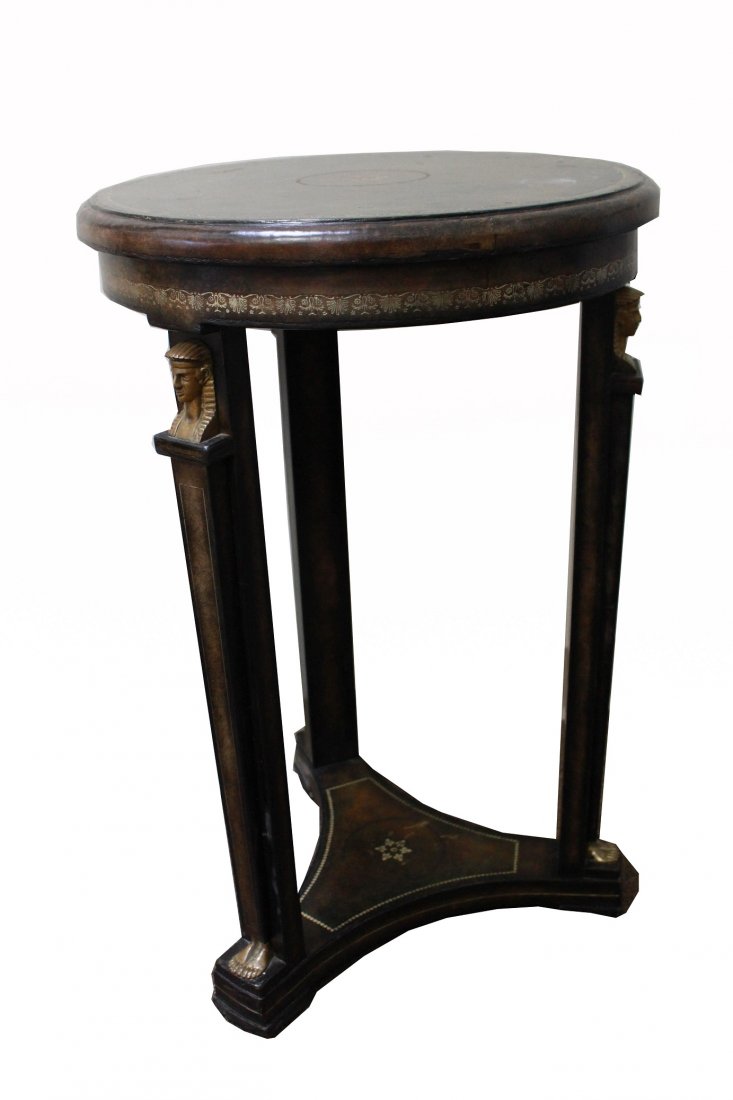 Maitland Smith Egyptian Revival Style Side Table (1 of 4)
