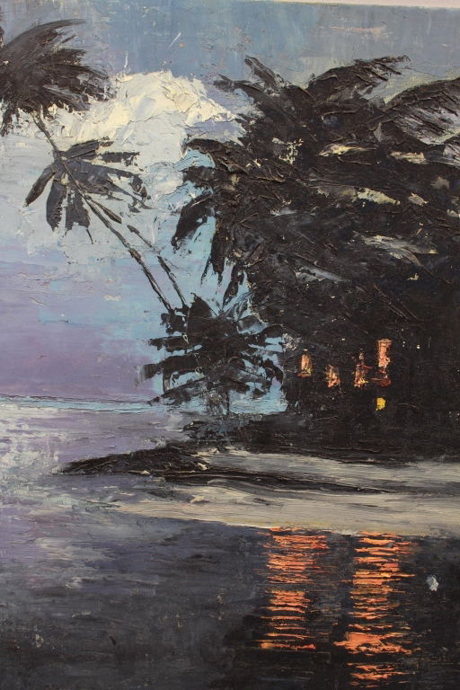 20th C. Florida Luminous Coastal Scene (1 of 2)