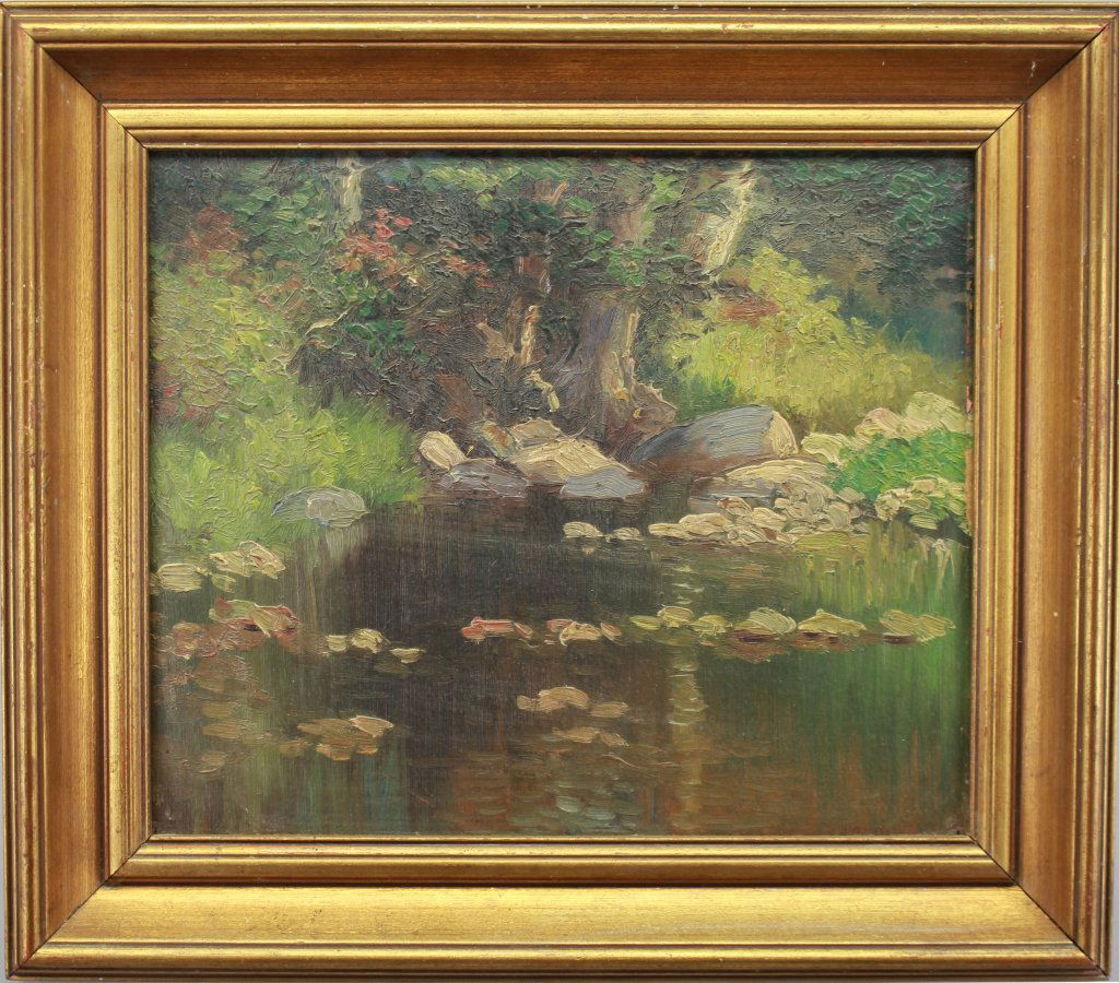 American School, 20th C. River Landscape (1 of 3)