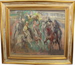 Jon Corbino (American, 1905 - 1964)"Race Morning"