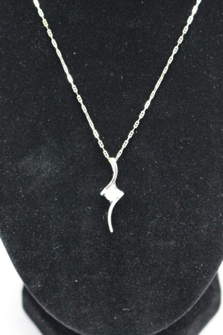 18k White Gold/.5 Ct Diamond Necklace (1 of 3)