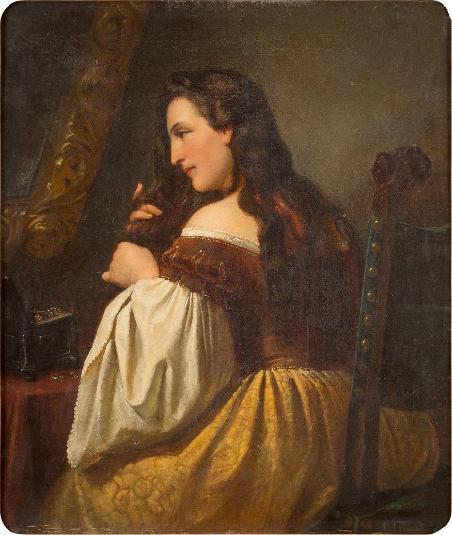 DIE JUNGE SCHÖNE BEI DER TOILETTE (1 of 3)