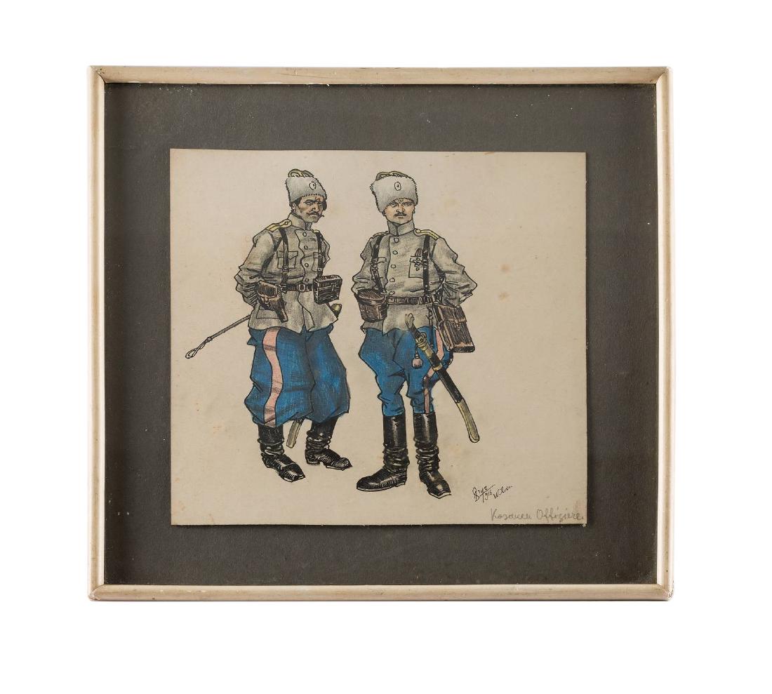 RUSSISCHE KOSAKENOFFIZIERE (1 of 1)