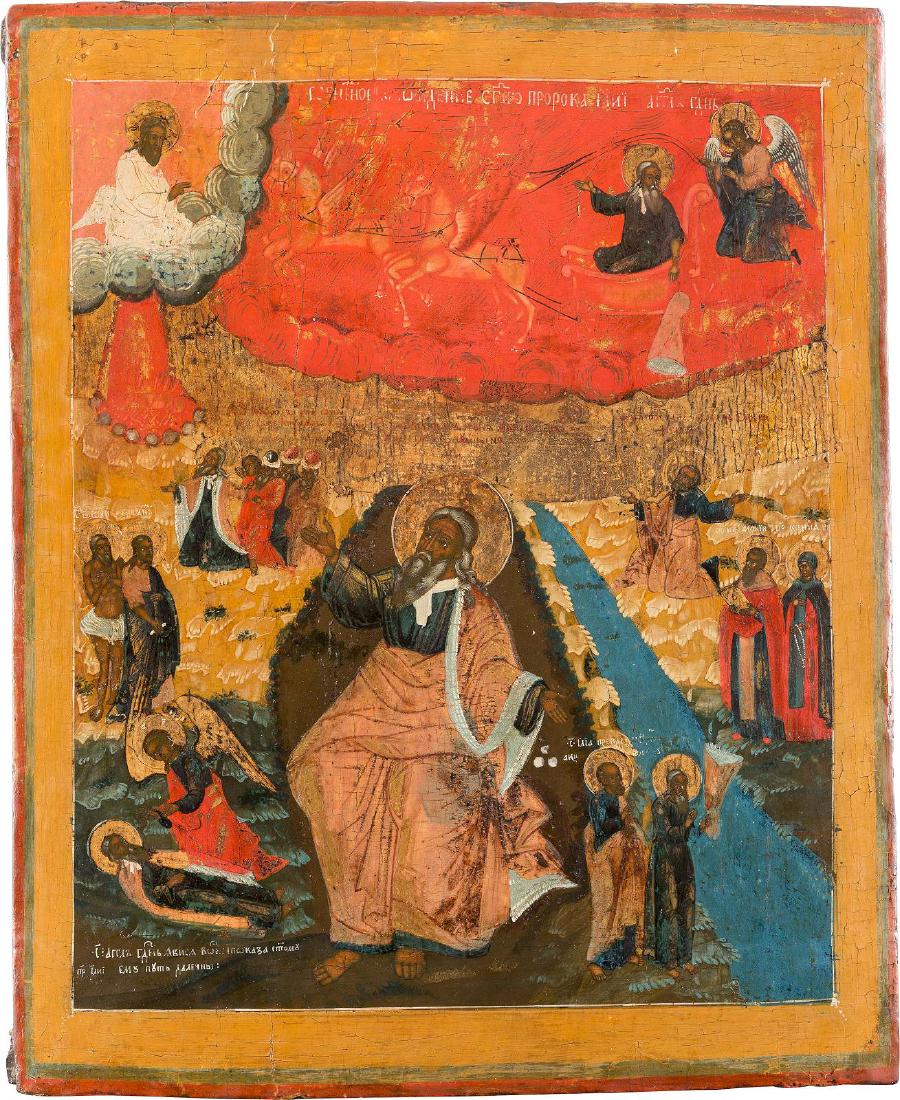 A LARGE ICON SHOWING EPISODES FROM THE LIFE OF THE (1 of 1)