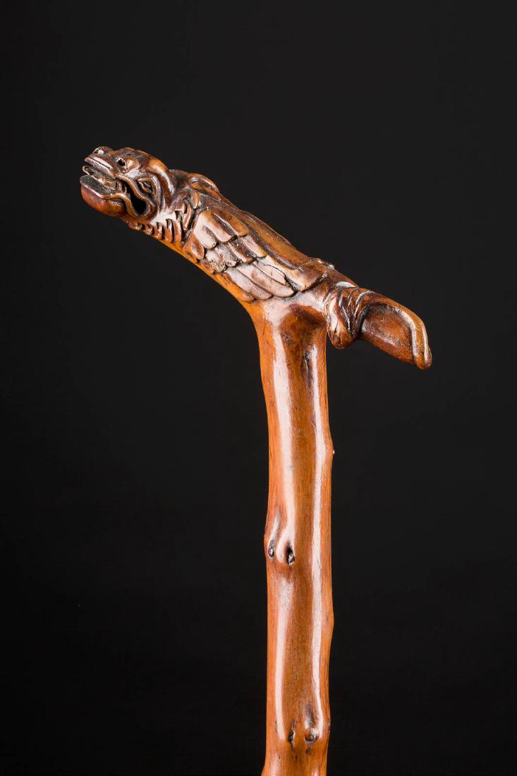 KAPITÄNS-STOCK 2. Hälfte 18. Jh. Hartholz, partiell (1 of 1)