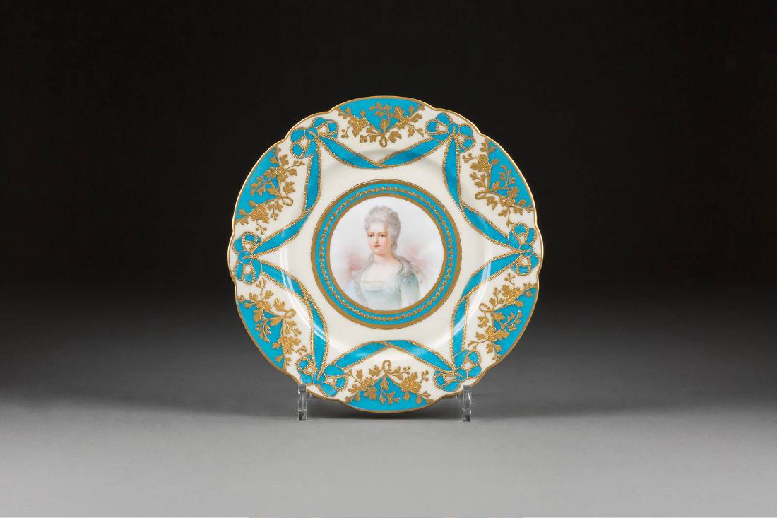 PORTRAIT-TELLER 'DUCHESSE DE BERRY' Frankreich, Sèvres, (1 of 1)