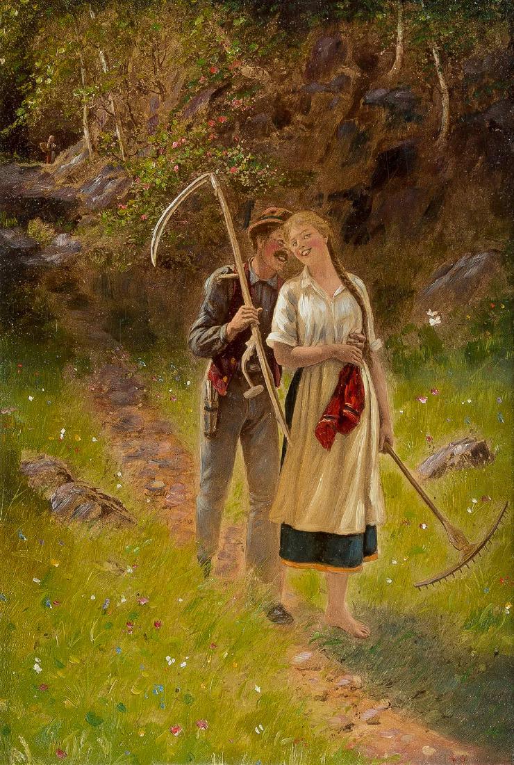 HANS DAHL 1849 Hardanger - 1937 Balestrand (1 of 3)